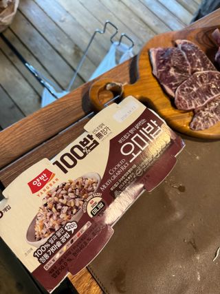 [구매평]양반 동원 양반 100밥 오미밥, 130g, 12개 — 4.5점을 준 리뷰어가 2025년 5월 올린 사용 사진