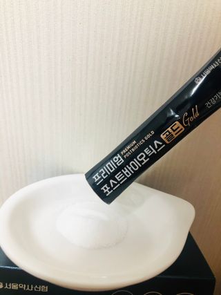서울약사신협_프리미엄포스트바이오틱스골드_5g x 50포 — 5점을 준 리뷰어가 2021년 4월 올린 사용 사진