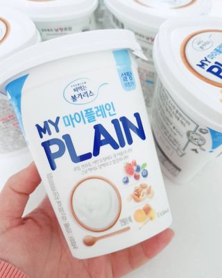 떠먹는불가리스 마이플레인 요거트 435g 6개입 — 5점을 준 리뷰어가 2021년 3월 올린 사용 사진