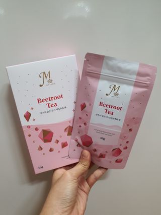 마시다 매혹적인 붉은 빛이 입안 가득히, 비트루트차 — 5점을 준 리뷰어가 2021년 3월 올린 사용 사진