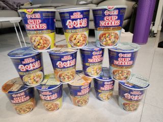 NISSIN 닛신 컵누들  4종 - 씨푸드오리지날, 씨푸드 스파이시, 씨푸드 커리, 씨푸드 XO소스 — 5점을 준 리뷰어가 2023년 1월 올린 사용 사진