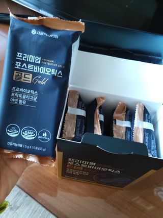 서울약사신협_프리미엄포스트바이오틱스골드_5g x 50포 — 5점을 준 리뷰어가 2021년 1월 올린 사용 사진