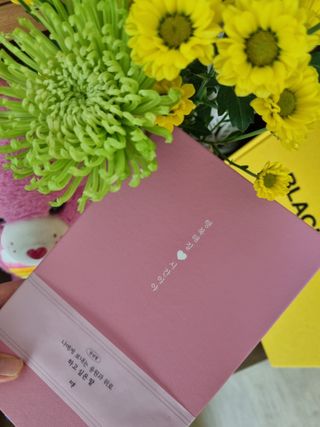 리훈 2024년 하고싶은말다이어리 만년형(위클리/데일리 중 택 1) — 5점을 준 리뷰어가 2023년 9월 올린 사용 사진