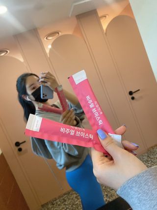 필리브 비주얼 브이스틱 — 5점을 준 리뷰어가 2021년 5월 올린 사용 사진