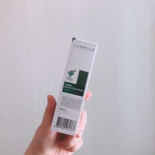 랑벨 랑바이오 블랙 시카 크림 50ml(블랙비 프로폴리스, 시카 4종, 판테놀 10 함유) — 5점을 준 리뷰어가 2022년 7월 올린 사용 사진