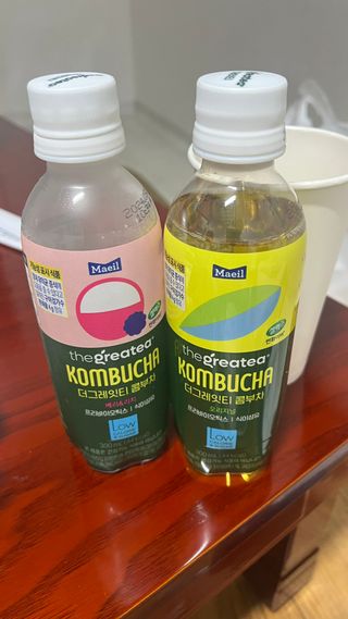 더그레잇티 콤부차 [매일유업] 더그레잇티 44kcal 콤부차 300ml *12개입 (오리지널 6개+베리리치 6개) — 5점을 준 리뷰어가 2023년 8월 올린 사용 사진
