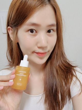 체르엠 스템앤셀 비타민 브라이트닝 에센스 30ml 1개 — 5점을 준 리뷰어가 2021년 9월 올린 사용 사진