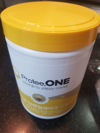프로티원 단백질쉐이크 곡물맛 2주분 1통+보틀 — 5점을 준 리뷰어가 2021년 3월 올린 사용 사진