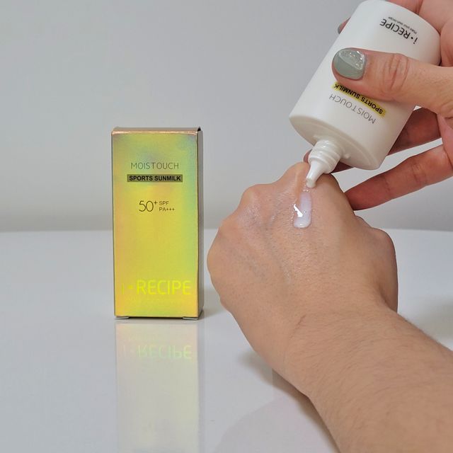 모이스트터치 스포츠 선밀크 50ml (SPF50+ PA+++) 리뷰 사진