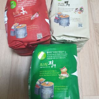 [풀무원] 자연은맛있다 정면, 백면, 홍면  세트 — 5점을 준 리뷰어가 2021년 4월 올린 사용 사진