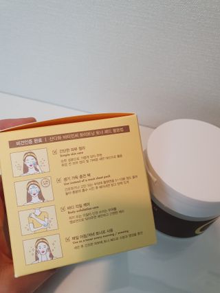 산다화 비타민씨 화이트닝 토너 패드 — 5점을 준 리뷰어가 2023년 5월 올린 사용 사진