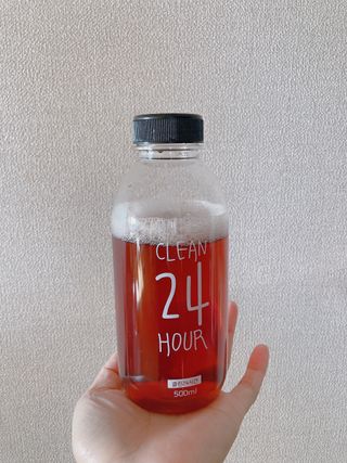 클린24시간 1BOX(5포) + 전용보틀(500ml) — 5점을 준 리뷰어가 2023년 2월 올린 사용 사진