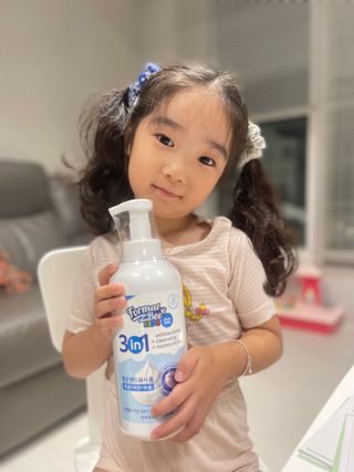 포멀비 키즈 3in1 항균 핸드워시 폼 클린솝향 1000ml — 5점을 준 리뷰어가 2025년 8월 올린 사용 사진