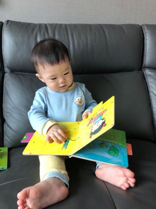 유비맘 캔디팡팡 내의/내복 상하 세트 — 4.5점을 준 리뷰어가 2021년 3월 올린 사용 사진