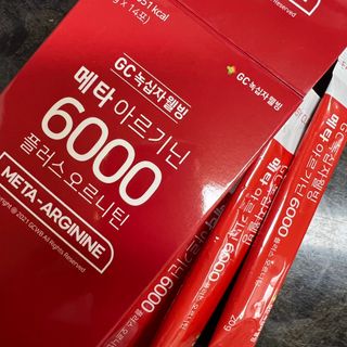 메타아르기닌 GC녹십자웰빙 메타 아르기닌 6000 플러스 오르니틴 — 5점을 준 리뷰어가 2022년 7월 올린 사용 사진