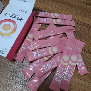 [인디닥터] 면역 생생 핑크 이뮨 젤리 — 5점을 준 리뷰어가 2022년 6월 올린 사용 사진