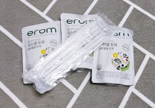 이롬 황성주 박사의 국산콩 두유 검은콩과 17곡 프리미엄 — 5점을 준 리뷰어가 2021년 5월 올린 사용 사진