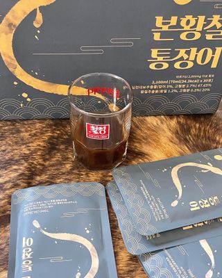 [비린내 완벽제거] 본황칠 통장어 국내산 장어즙 아르기닌 2800mg 장어즙효능 기력보강 — 5점을 준 리뷰어가 2022년 8월 올린 사용 사진