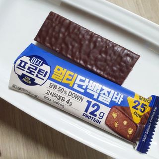 이지프로틴바 3종x각 2ea (고단백질바, 멀티단백질바, 식물성단백질바) — 4점을 준 리뷰어가 2024년 3월 올린 사용 사진