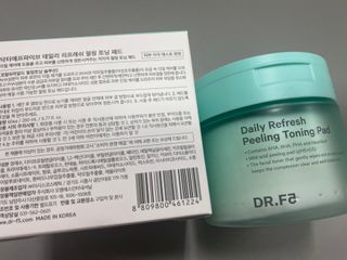 닥터에프파이브 데일리 리프레쉬 필링 토닝 패드 60매 — 5점을 준 리뷰어가 2022년 5월 올린 사용 사진