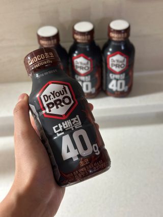 닥터유 프로 단백질 드링크 40g 초코 닥터유 프로 단백질드링크 40g 초코 — 4.5점을 준 리뷰어가 2024년 9월 올린 사용 사진