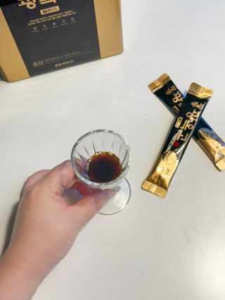 광동생활건강 MF[광동] 식약처 기능성 인정 건강기능식품, 광동 광옥고 밸런스 10mL * 100포 — 5점을 준 리뷰어가 2024년 6월 올린 사용 사진