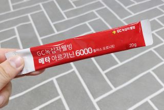 메타아르기닌 GC녹십자웰빙 메타 아르기닌 6000 플러스 오르니틴 — 5점을 준 리뷰어가 2022년 5월 올린 사용 사진