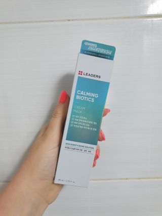 리더스코스메틱 리더스 카밍 바이오틱스 크림 마스크 — 5점을 준 리뷰어가 2021년 7월 올린 사용 사진