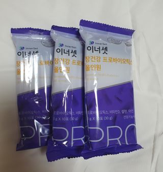 이너셋 장건강 프로바이오틱스 올인원 — 5점을 준 리뷰어가 2023년 1월 올린 사용 사진