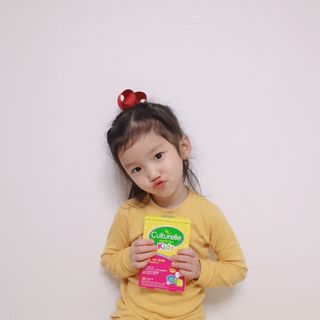 컬처렐 LGG 어린이 유산균 키즈츄어블 1개월분 — 5점을 준 리뷰어가 2021년 1월 올린 사용 사진