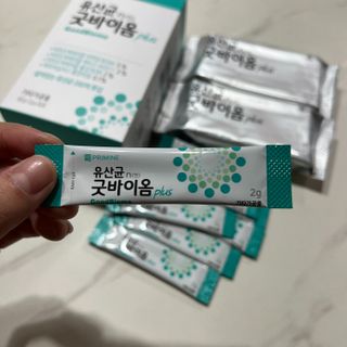 프리마인 유산균 국가지정연구소 선정, 살아있는 생유산균 200억 마리의 힘. 유산균n굿바이옴플러스 — 5점을 준 리뷰어가 2022년 4월 올린 사용 사진