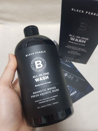 블랙페블 올인원 워시 마그네틱 웨이브 500ml — 5점을 준 리뷰어가 2021년 4월 올린 사용 사진