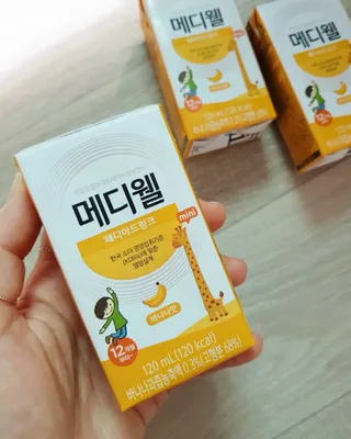 메디웰 페디아드링크 미니 바나나맛 — 3점을 준 리뷰어가 2022년 8월 올린 사용 사진