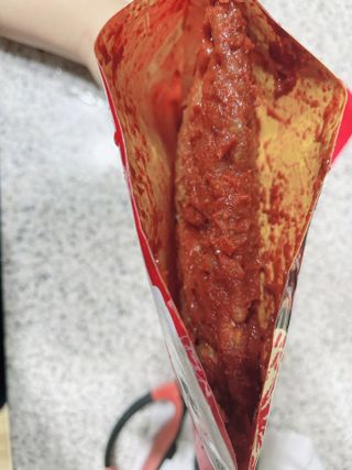불타 호랑이 닭발 250g — 3점을 준 리뷰어가 2021년 7월 올린 사용 사진