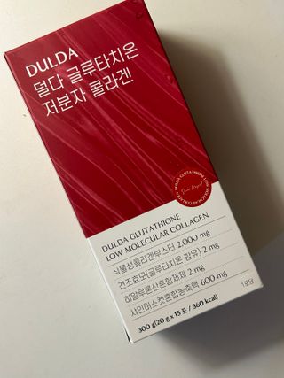 [덜다] 글루타치온 저분자 콜라겐 (20g x 15포) — 5점을 준 리뷰어가 2023년 8월 올린 사용 사진