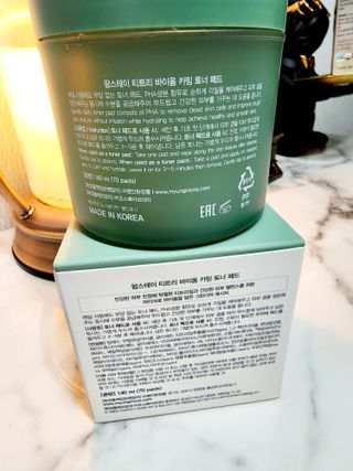 팜스테이 티트리 바이옴 카밍 토너 패드 — 5점을 준 리뷰어가 2023년 1월 올린 사용 사진