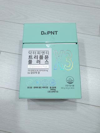 [Dr.PNT] 닥터피엔티 트리플뮨 플러스 [1개월분] — 4점을 준 리뷰어가 2022년 9월 올린 사용 사진
