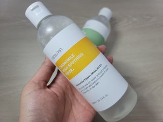 나나스킨 캐모마일아쿠아수딩토너 — 5점을 준 리뷰어가 2021년 6월 올린 사용 사진