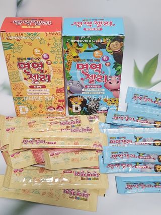 다나음 셀렌에 빠진 아연면역젤리 열대과일맛+사과맛 — 5점을 준 리뷰어가 2023년 7월 올린 사용 사진
