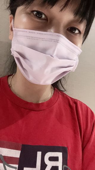 에어에이드 컬러 덴탈 마스크 — 4.5점을 준 리뷰어가 2021년 8월 올린 사용 사진