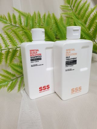 트리플에스 탈모 샴푸 275ml + 실크 트리트먼트 275ml — 5점을 준 리뷰어가 2021년 2월 올린 사용 사진