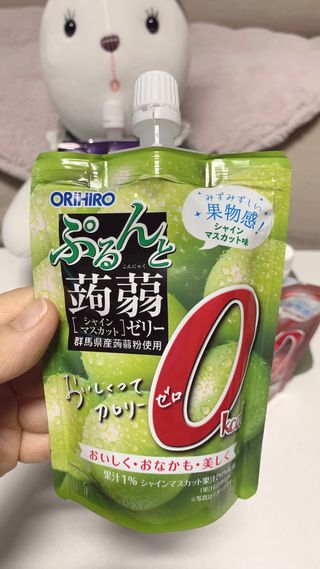 ORIHIRO 오리히로 곤약젤리 제로칼로리 130g 4종 4팩(맛별로 1팩씩) — 5점을 준 리뷰어가 2023년 1월 올린 사용 사진