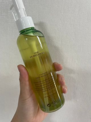 스킨큐어 산다화 순한 클렌징 동백 오일 200ml — 5점을 준 리뷰어가 2023년 4월 올린 사용 사진