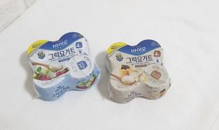 매일바이오 그릭요거트 오리지널 플레인 4개, 로스터리 커피믹스 4개 — 4점을 준 리뷰어가 2021년 12월 올린 사용 사진