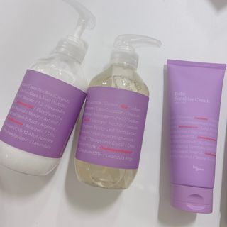빅그린 베이비라인 3종세트 - 샴푸앤바디워시500ml,올인원로션500ml,바디크림170ml — 5점을 준 리뷰어가 2022년 11월 올린 사용 사진