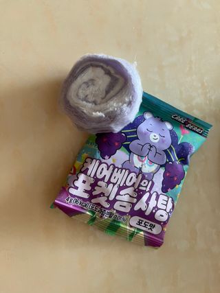 스낵스 포켓솜사탕 4가지맛 🍓딸기🍈멜론🍌바나나🍇포도 (총 20봉) — 5점을 준 리뷰어가 2024년 2월 올린 사용 사진