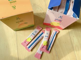 비타앤C 레몬맛, 망고맛 — 5점을 준 리뷰어가 2021년 4월 올린 사용 사진