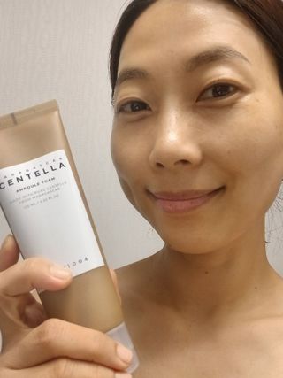 스킨1004 [SKIN1004] 마다가스카르 센텔라 앰플 폼 125ml — 5점을 준 리뷰어가 2024년 8월 올린 사용 사진