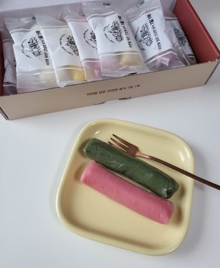 [푸디푸디] 1일1떡!  가래떡 낱개포장 아침식사 식사대용! 7종 세트 혼합 (1BOX=14개입) — 5점을 준 리뷰어가 2022년 4월 올린 사용 사진