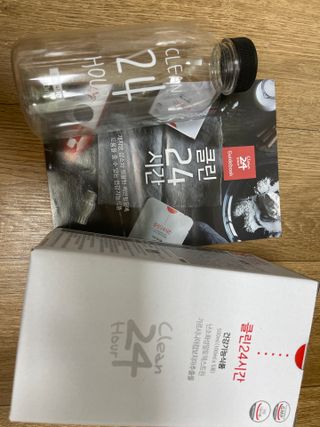 클린24시간 1BOX(5포) + 전용보틀(500ml) — 4.5점을 준 리뷰어가 2023년 7월 올린 사용 사진